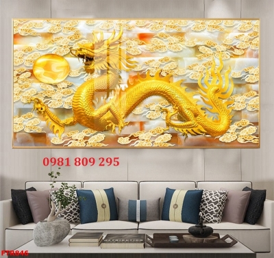 Tranh gạch - gạch 3d rồng