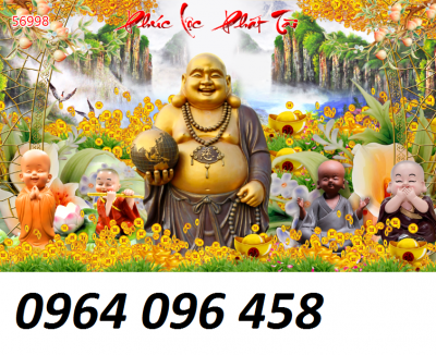 Tranh gạch phật di lặc 3d - HDCX33