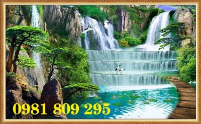 Tranh gạch men - tranh phong cảnh 3d