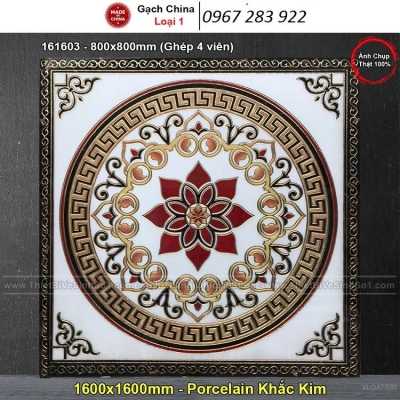 Gạch thảm men ốp sang trọng 3d