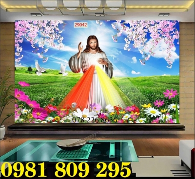 Gạch tranh 3d thiên chúa - tranh công giáo