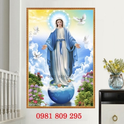 Gạch tranh Đức Mẹ Maria , công giáo