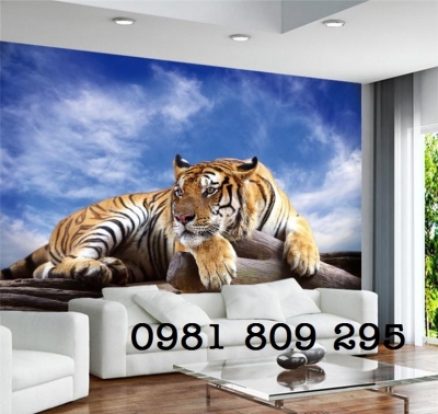 Tranh hổ - tranh gạch 3d con hổ