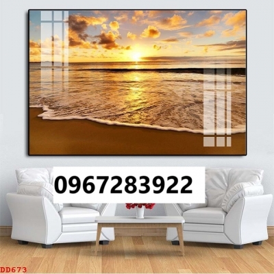 Gạch tranh 3d cảnh biển xanh