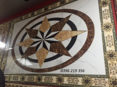 Thảm gạch sàn trang trí phòng khách