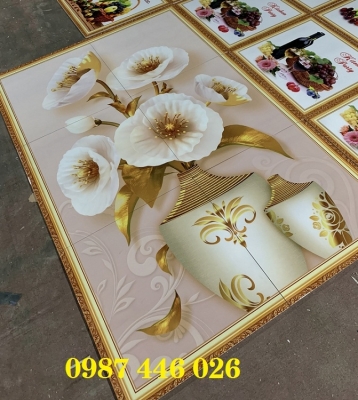 Tranh gạch hoa 3d HP7233