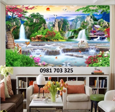 gạch tranh phong cảnh, tranh gạch