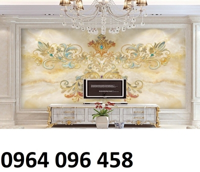 Tranh 3d phong thủy phòng khách - gạch tranh 3d - GVG4