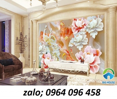 Tranh gạch 3d trang trí phòng khách - phòng ngủ - MNN65