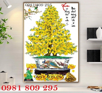 Gạch tranh , gạch 3d hoa mai