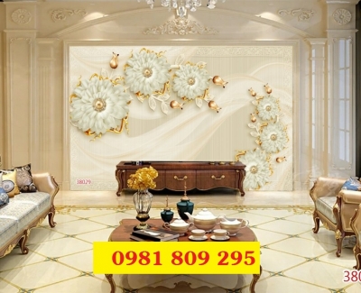 Gạch 3d - tranh gạch mẫu tranh hoa ngọc