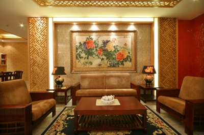 Tranh gạch phòng khách