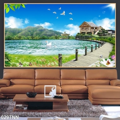 tranh gạch dán tường 3d cảnh biển - SGH55