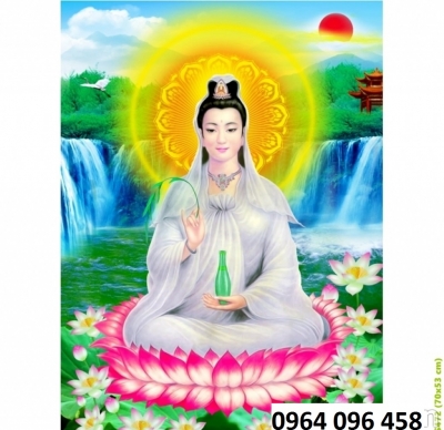 Tranh gạch 3d hình phật ốp tường - SDX42