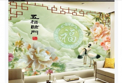 Gạch tranh- Tranh trang trí phòng khách