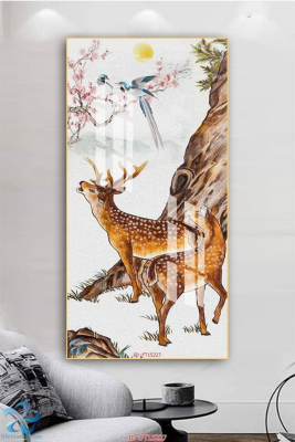 Tranh gạch 3d ốp tường cầu thang - XVC322