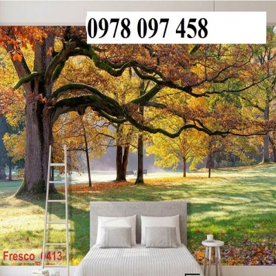 Gạch tranh trang trí phòng ngủ