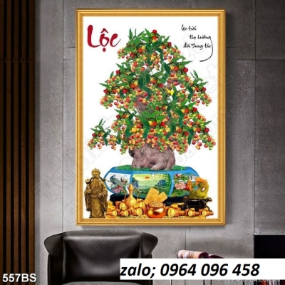 Tranh gạch 3d cây cảnh - DLP09