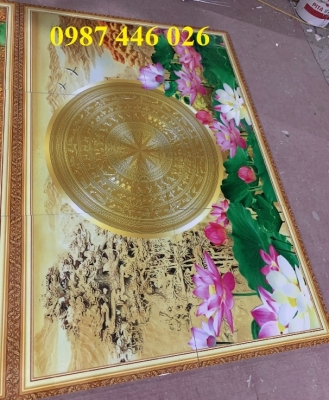 Gạch ốp tường- tranh gạch men đẹp phòng khách HP9822