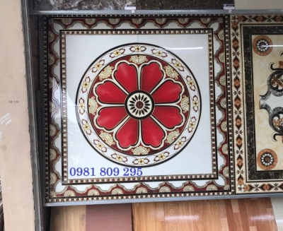 Gạch thảm , thảm gạch hoa đỏ lát hiên NH6465