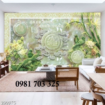 Tranh gạch 3D sứ ngọc cao cấp