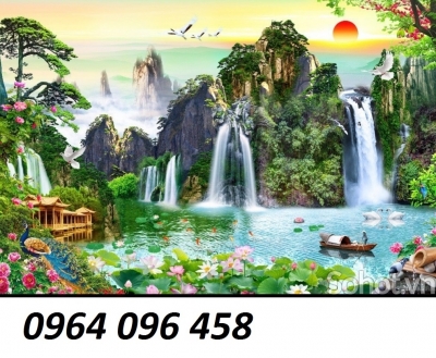 Tranh gạch 3d cảnh đồng quê - FDD4