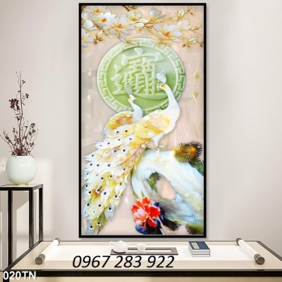 Tranh phòng khách họa tiết 3d đẹp
