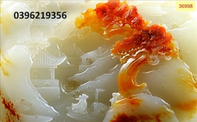 Tranh gạch giả ngọc trang trí