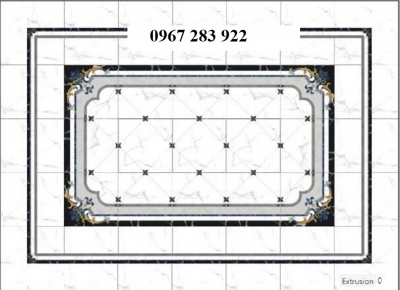 Thảm gạch 3D chiểu nghỉ sang trọng