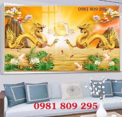 Gạch tranh Rồng Phượng  HN999