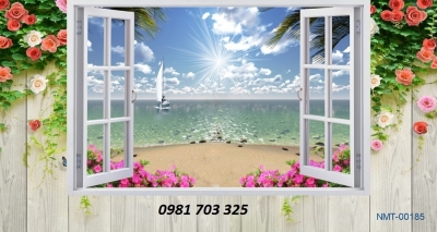 Tranh cửa sổ- gạch tranh trang trí