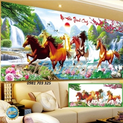 Tranh gạch mã đáo thành công