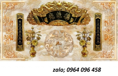 Tranh gạch 3d phòng thờ - DSZ33