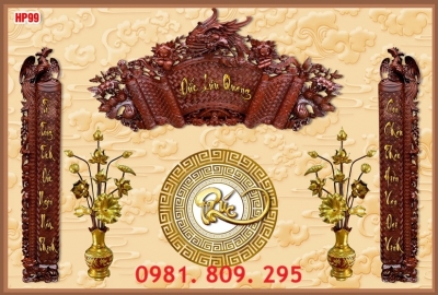 Gạch tranh phòng thờ mới kN9393