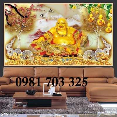Tranh gạch 3D tài lộc trang trí
