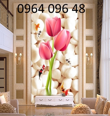 gạch 3d ốp tường phòng khách - CB56