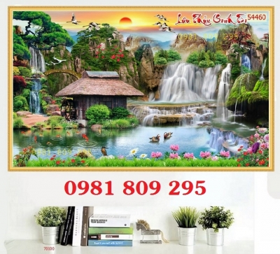 Tranh gạch 3d phong cảnh