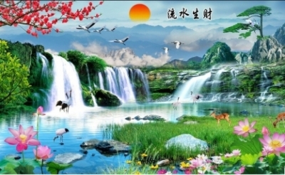 Tranh gạch 3d ốp tường rào - DCBBN09