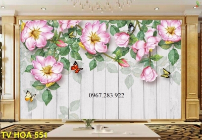 Tranh hoa nghệ thuật gạch men trang trí