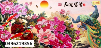 Tranh hình công phượng đẹp trang trí