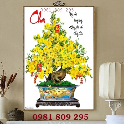 Tranh gạch hoa mai , gạch cao cấp