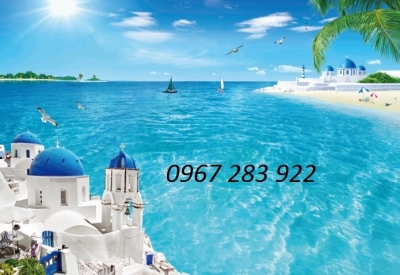 Tranh tường họa tiết chất liệu gạch men cao cấp