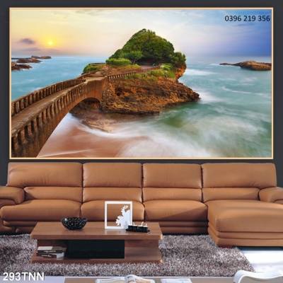 Gạch tranh 3d phong cảnh thiên nhiên ốp lát
