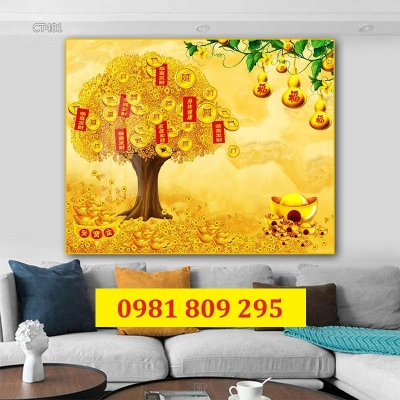 Gạch 3d kim tiền , gạch trang trí HP6258