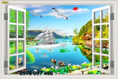 Tranh phong cảnh thiên nhiên - tranh ốp tường
