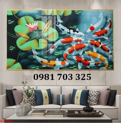 Gạch cá chép 3D trang trí đẹp