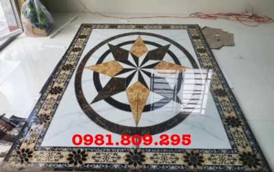 Thảm gạch hoa lát nền phòng khách cao cấp