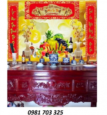 Tranh phòng thờ- gạch tranh 3D