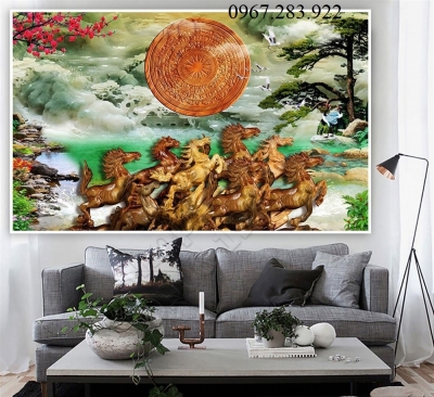 Tranh 3D- Tranh mã đáo thành công