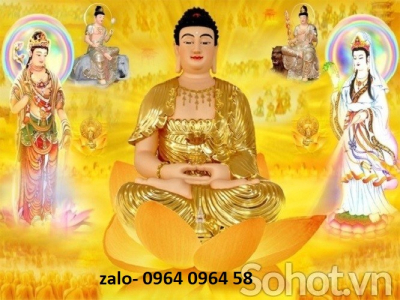 Tranh gạch ốp tường phật phòng thờ - 544CV